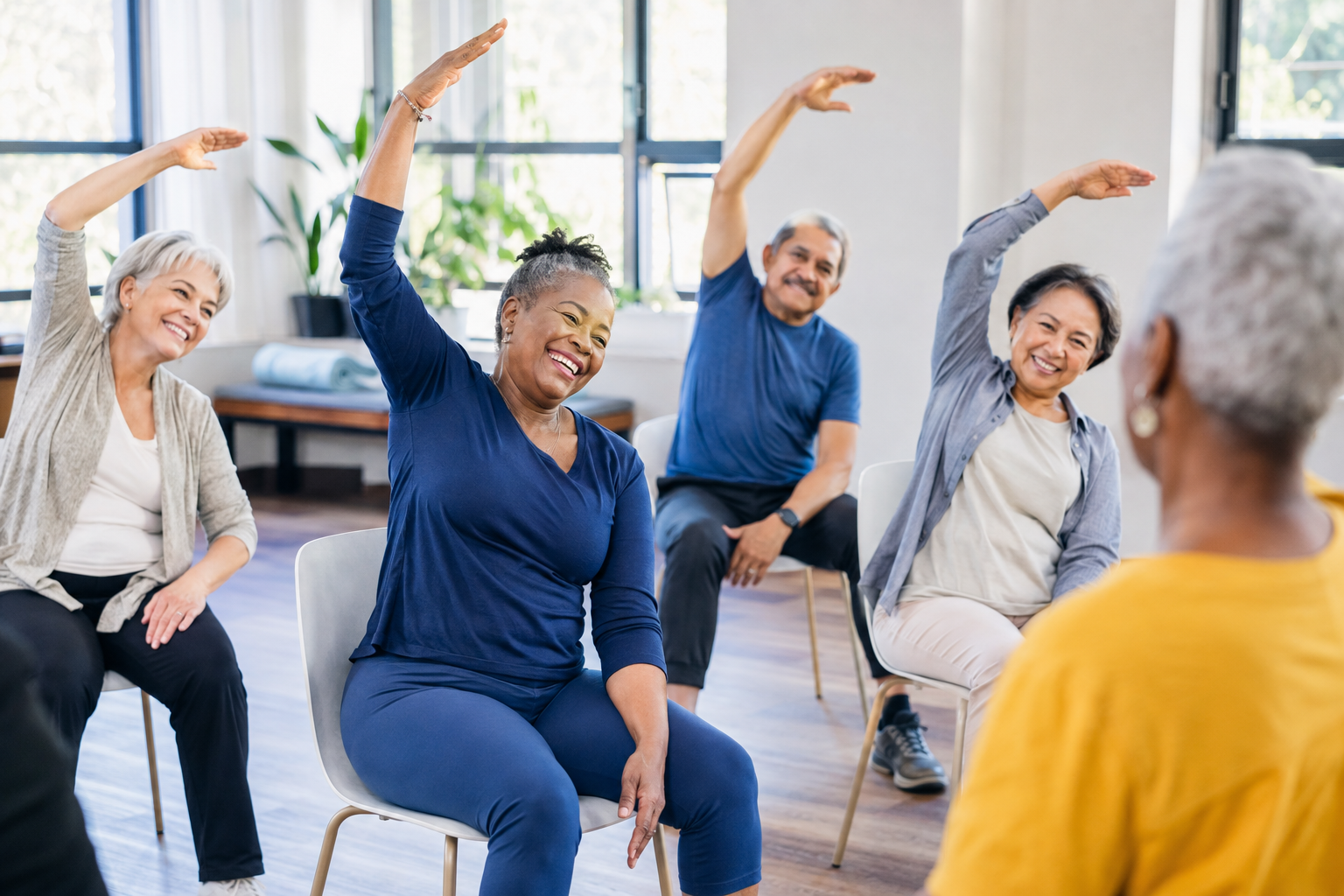Adults over 50 participating in a welcoming community wellbeing program